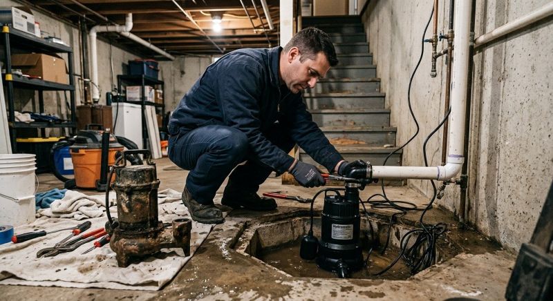 Sump Pump Plumbing in Framingham, MA